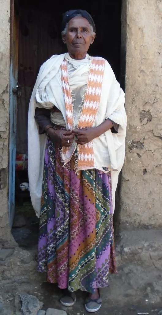 Oudere in Ethiopië
